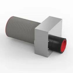 Hybrydowa skrzynka rozprężna przelotowa Air Green Pro z jednym króćcem 75mm